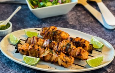 LIME AND TEQUILA MARINATED TURKEY SKEWERS