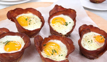 turkey bacon and egg breakfast cups