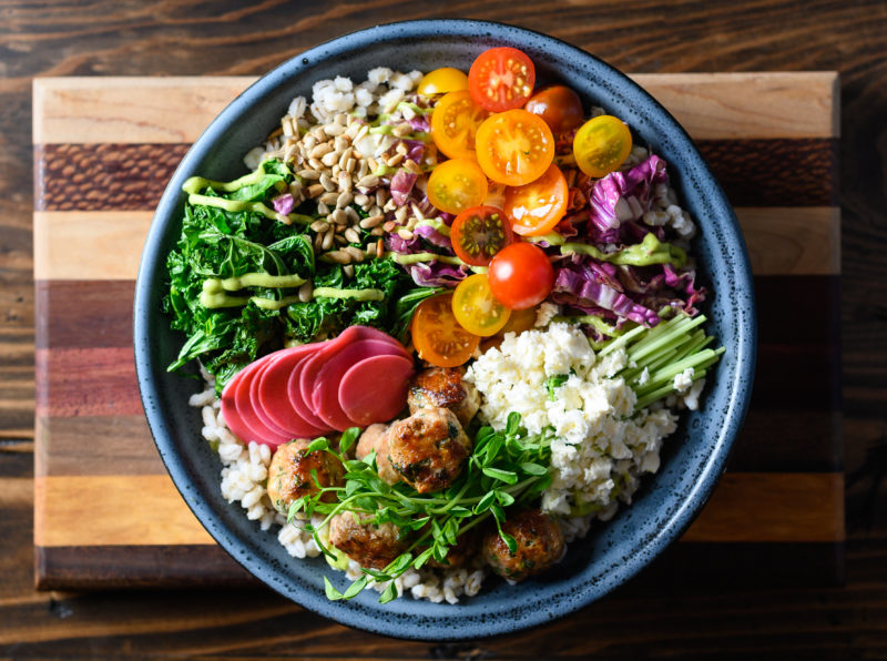 turkey barley bowl