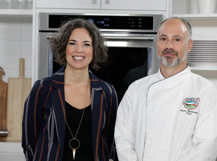 Host Dez Daniels and Granny’s Chef Jason Wortzman