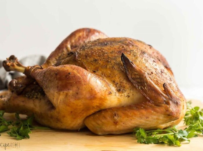 garlic brown sugar dry brine turkey