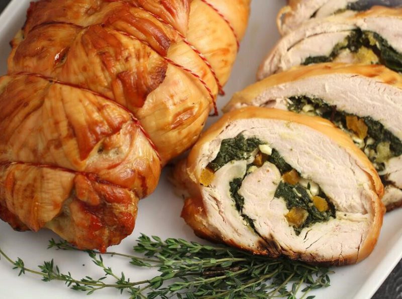apricot and brie stuffed turkey breast
