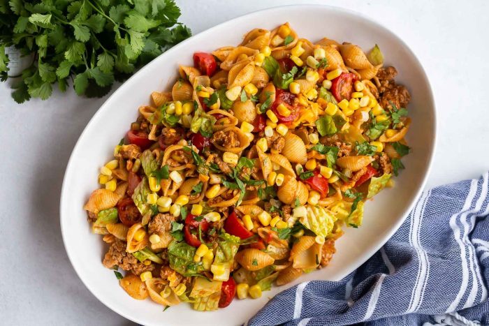 Turkey Taco Pasta Salad