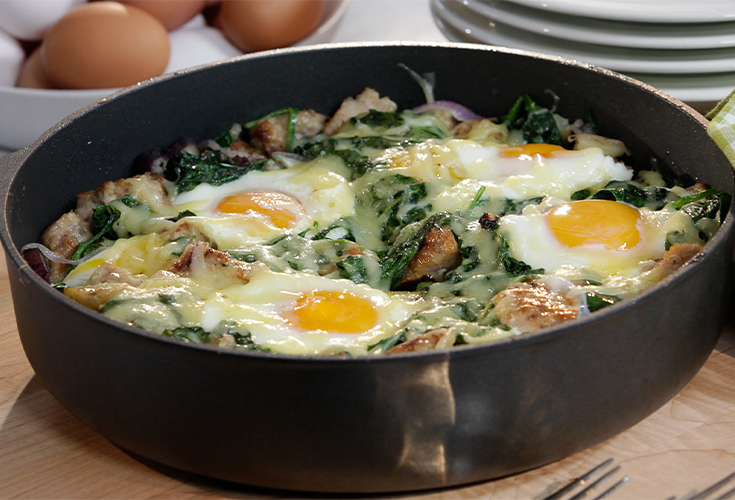 Breakfast Skillet with Turkey Sausage