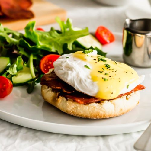 Turkey Bacon Eggs Benedict