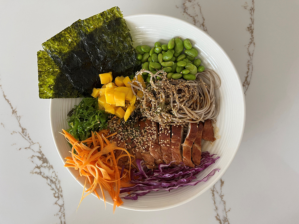 Cold Soba noodle summer salad