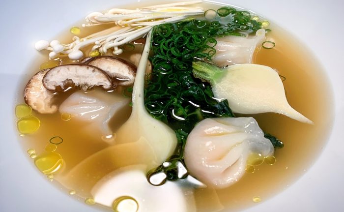 Turkey Soup with Cranberry Dumplings