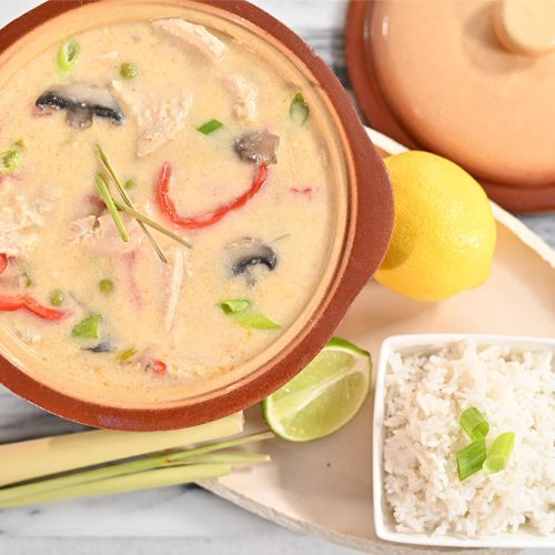 Thai Coconut Turkey Soup