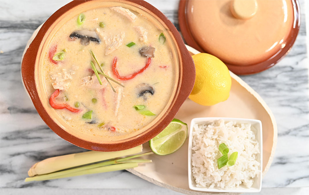 Thai Coconut Turkey Soup