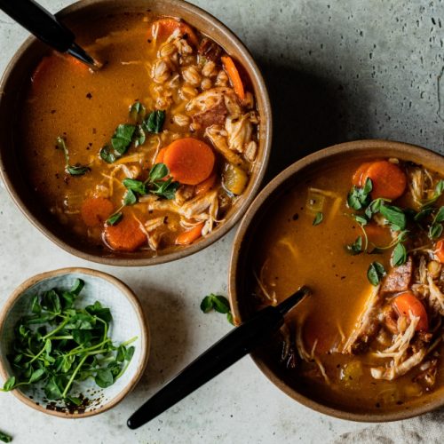 Turkey Farro Soup