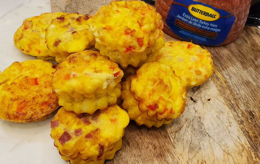 Turkey Ham Egg Bites