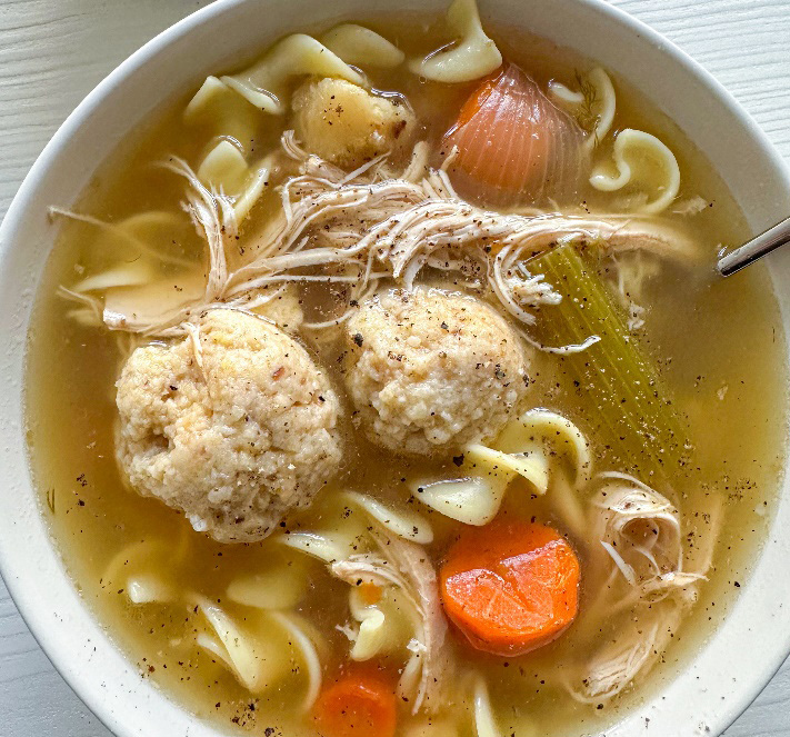turkey matzah ball soup