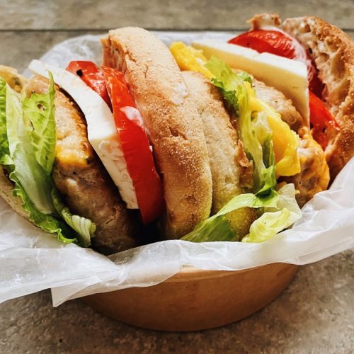 Turkey Patty Breakfast Sandwich