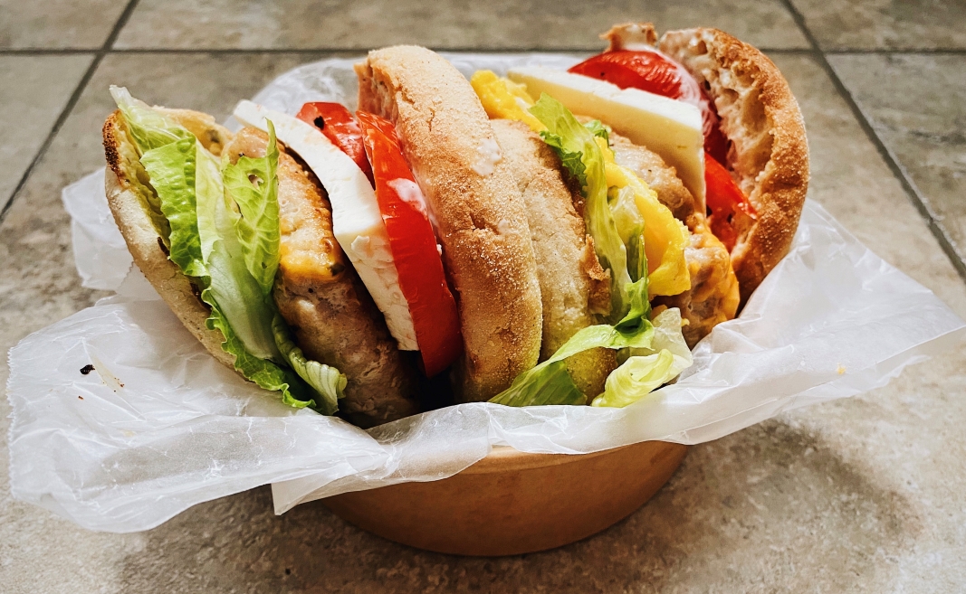 Turkey Patty Breakfast Sandwich