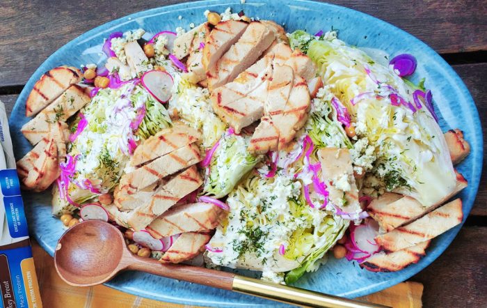 Turkey Steaks with Wedge Salad
