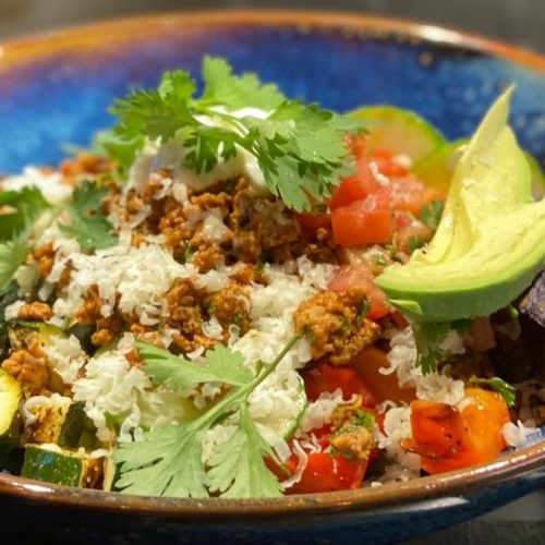 Smoked Turkey Taco Salad