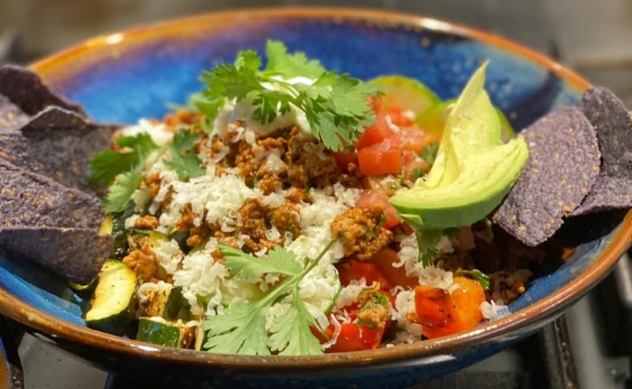 Smoked Turkey Taco Salad