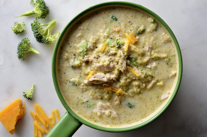 Turkey Broccoli Cheddar Soup