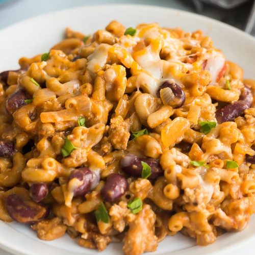 Turkey Chili Mac N’ Cheese
