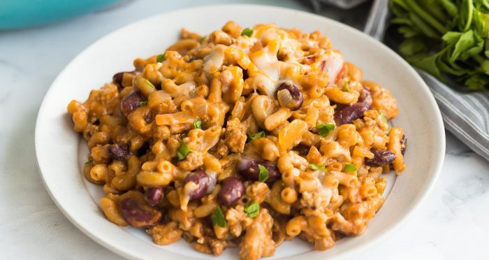 Turkey Chili Mac N’ Cheese