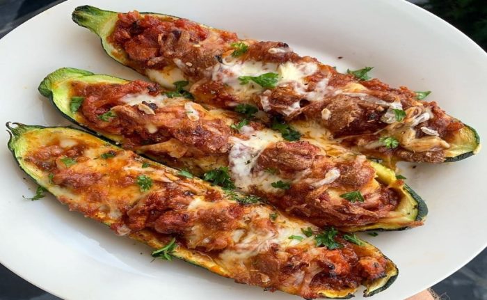 Bateaux farcis de dindon à l’italienne