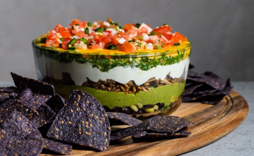 Seven Layer Dip with Chimichurri