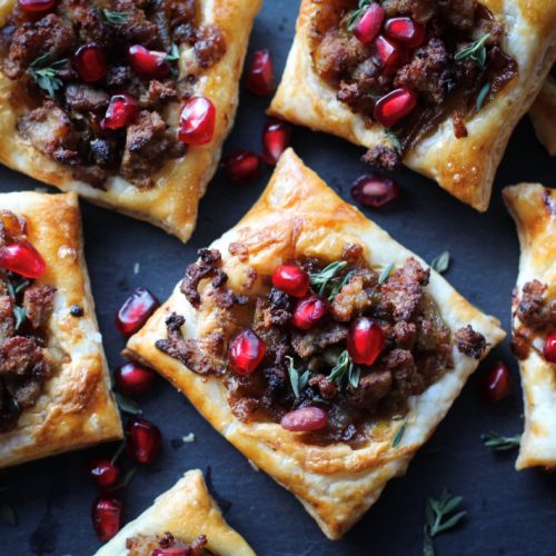 Caramelized Onion Turkey Tartlets