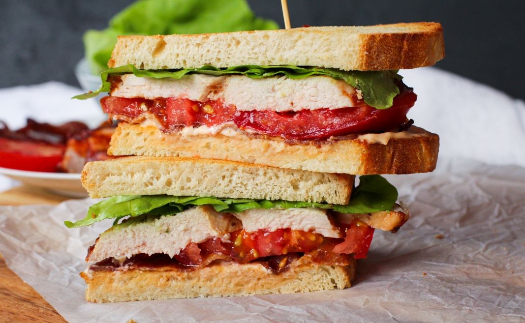 Barbequed Turkey BLT Sandwich