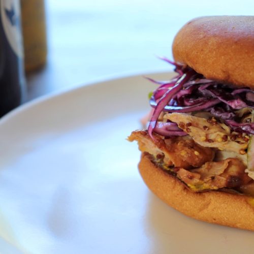 Barbecue Pulled Turkey Sandwich