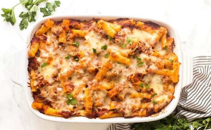 Baked Ziti with Italian Turkey Sausage