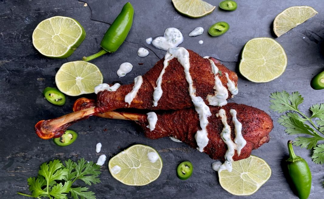 beer brined turkey legs