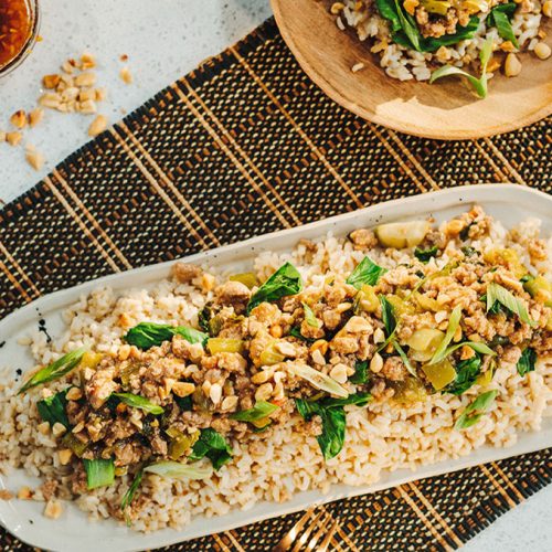 bok choy turkey stir fry