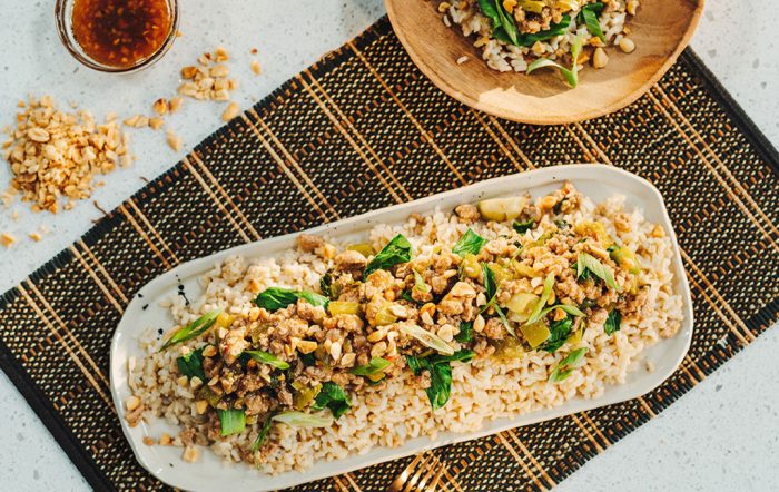 Ground Turkey & Bok Choy Stir Fry