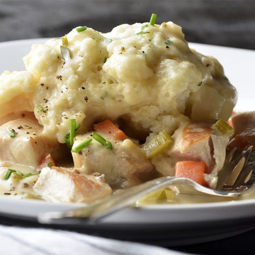 Braised Turkey and Dumplings