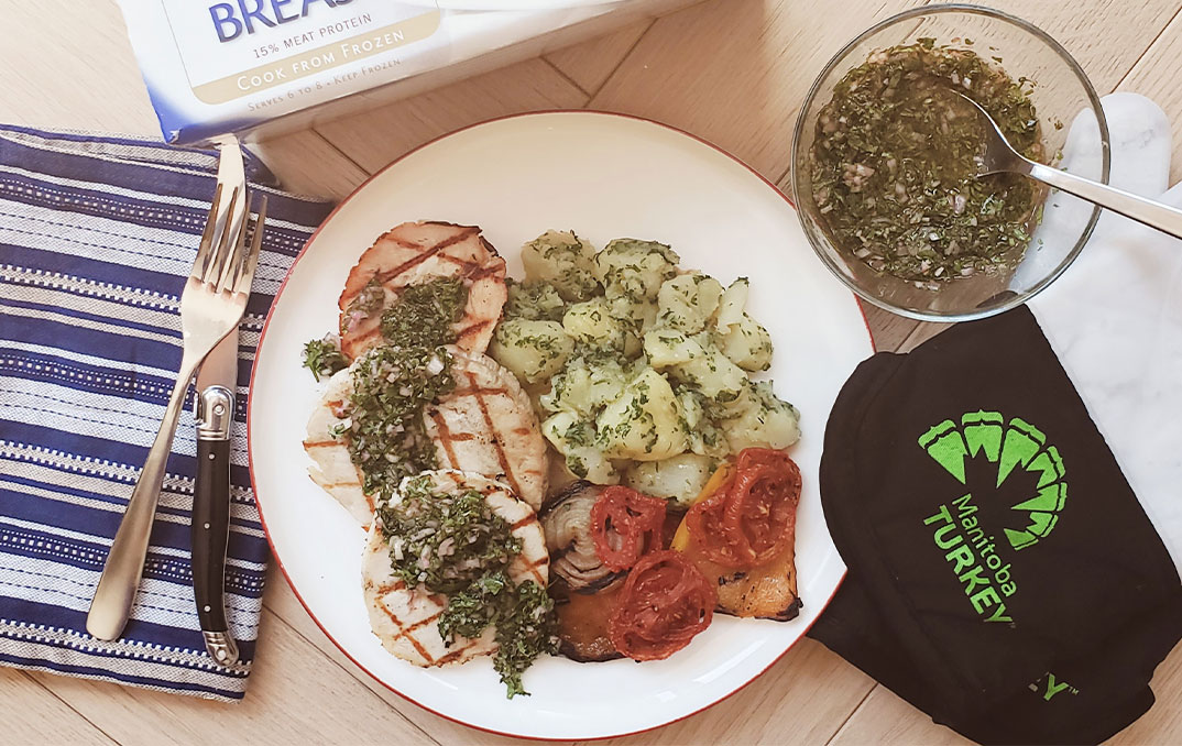 Turkey Steaks with Chimichurri