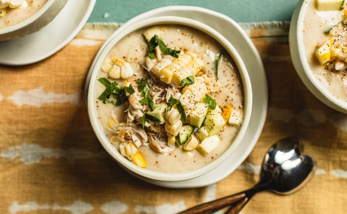 Turkey Chowder with Summer Squash & Corn