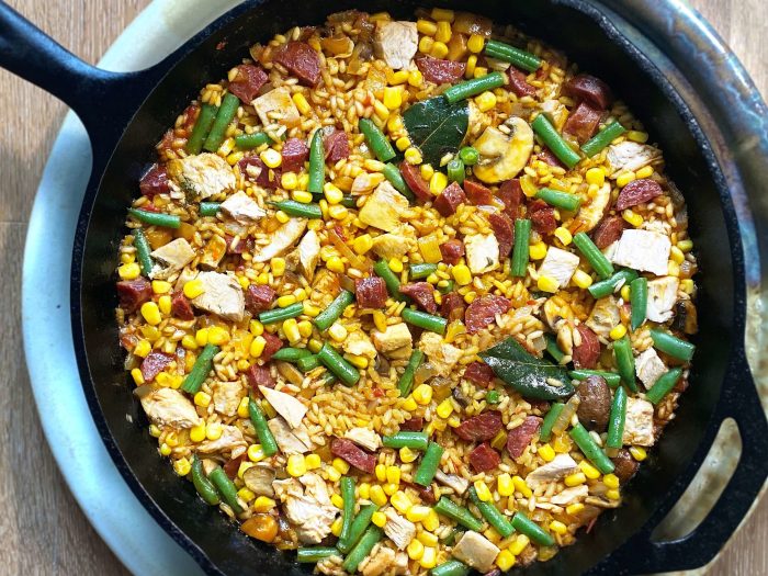 Leftover Turkey Paella