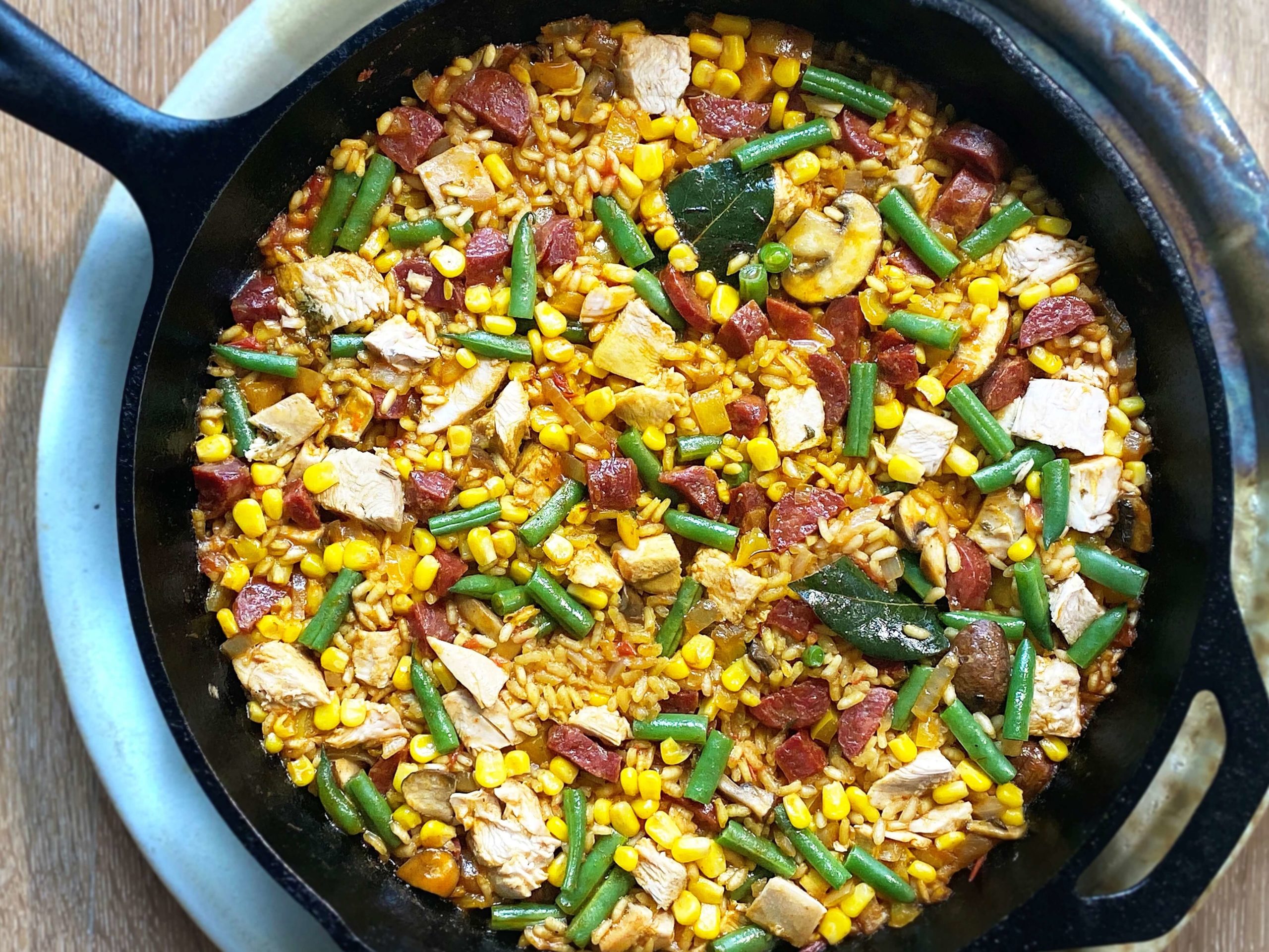 Leftover Turkey Paella