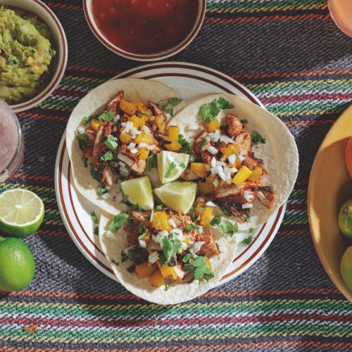 Al Pastor Style Turkey Tacos
