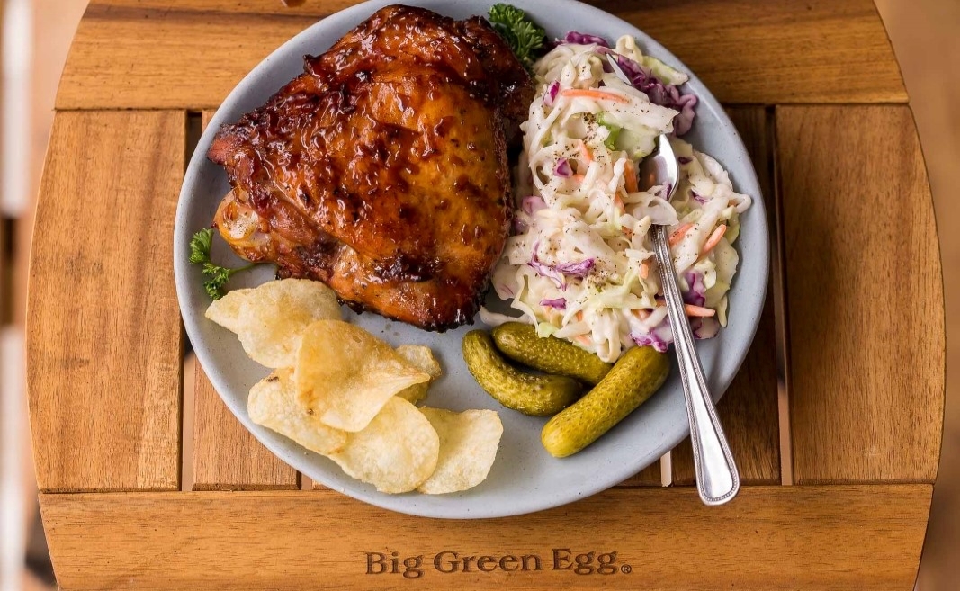 Maple Soy Grilled Turkey Thighs