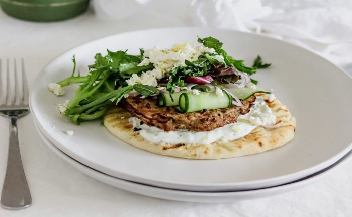 Open-Faced Summer Turkey Burgers