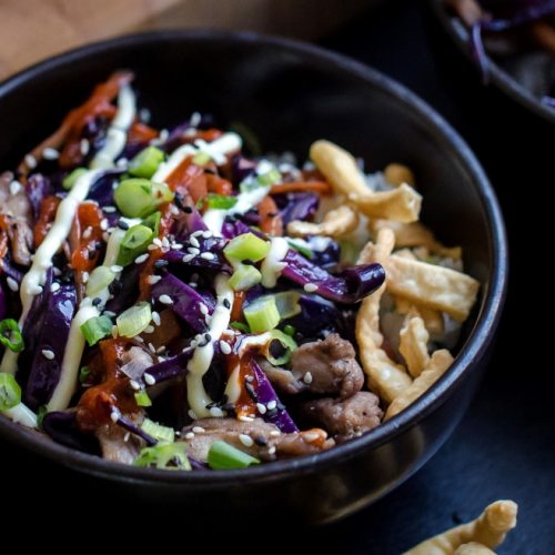 Turkey Egg Rolls in a Bowl