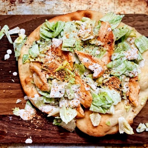 Caesar Turkey Flatbread
