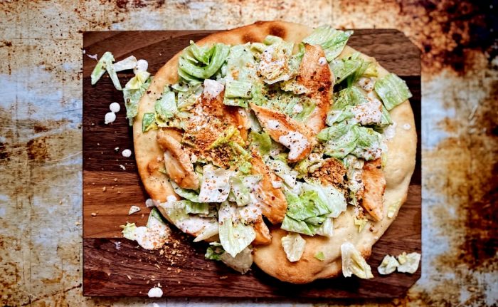Caesar Turkey Flatbread
