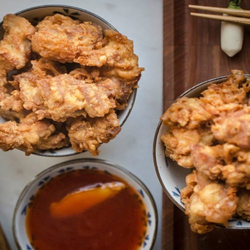 Sweet and Sour Turkey Karaage