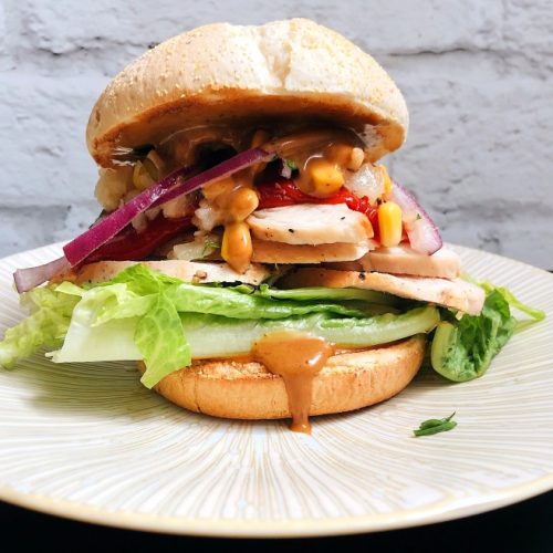 Teriyaki Hawaiian Turkey Breast Sandwich
