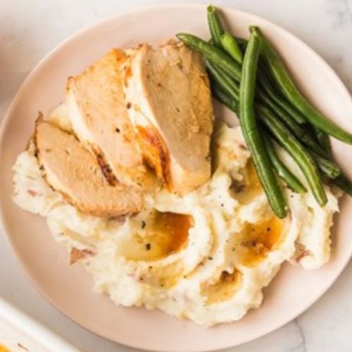 Roast Turkey Breast with Cranberry Marinade