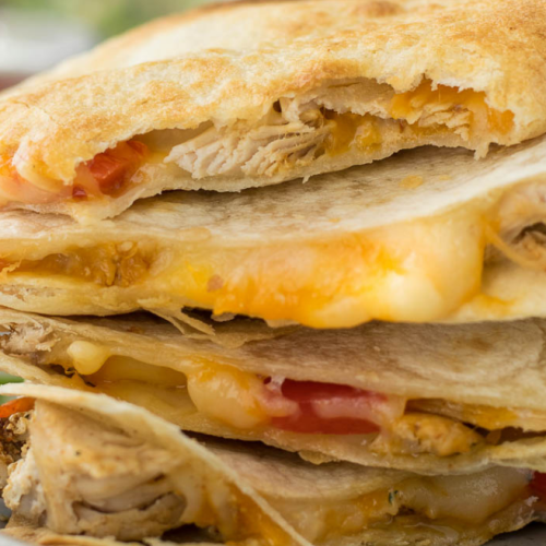 Air Fryer Turkey Quesadillas