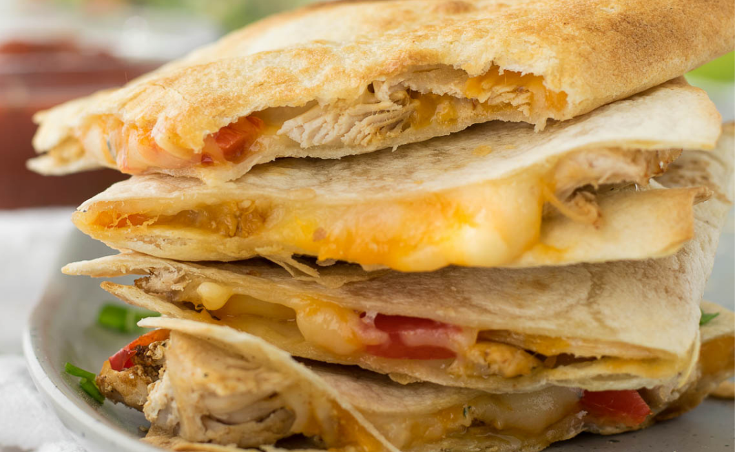 Air Fryer Turkey Quesadillas