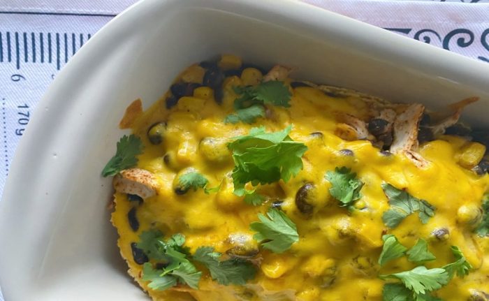 Gluten Free Turkey Enchilada Bake